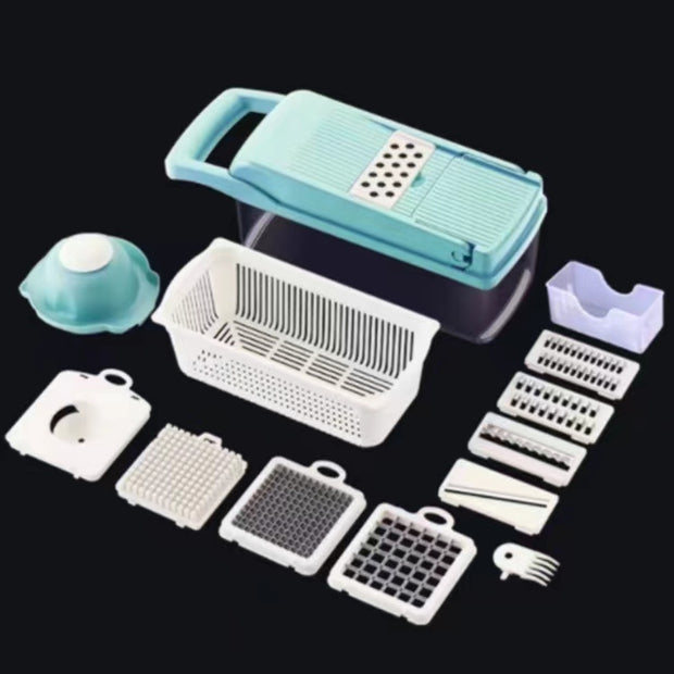 12 In 1 Manual Vegetable Chopper Kitchen Gadgets Food Chopper