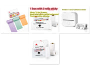 Portable Mini Thermal Label Printer Home Photo Printer