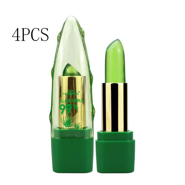 Aloe Vera Gel Color Changing Lipstick Gloss  Moisturizer Anti-drying