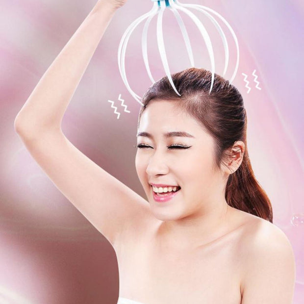 Head Massager Scalp Vibration Massage Eight Claw Electric Household