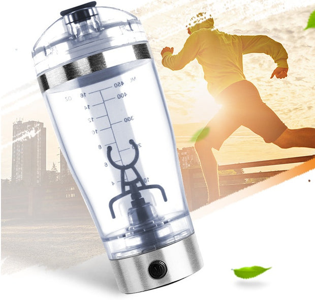 Electric Protein Shake Stirrer USB Shake Bottle Milk Coffee Blender Kettle