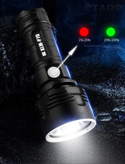 Strong Flashlight Focusing Led Flash Light Rechargeable