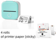 Portable Mini Thermal Label Printer Home Photo Printer