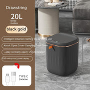 Smart Trash Can With Lid For Bedroom And Living Room Kitchen Storage