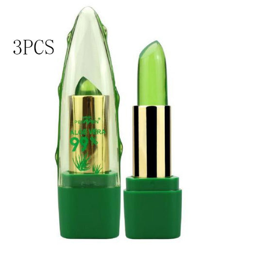 Aloe Vera Gel Color Changing Lipstick Gloss  Moisturizer Anti-drying