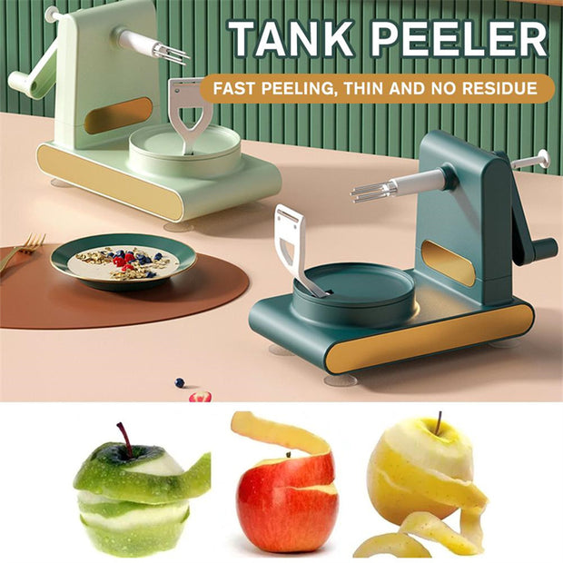 Hand-cranked Multifunctional  Peeler Machine Home Peeler Cutter Kitchen