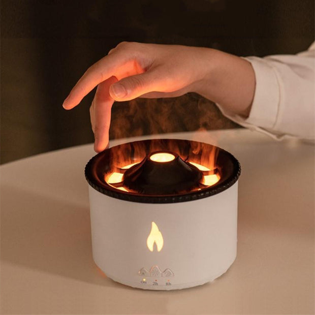 New Creative Ultrasonic Essential Oil Humidifier Volcano Aromatherapy