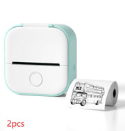 Portable Mini Thermal Label Printer Home Photo Printer