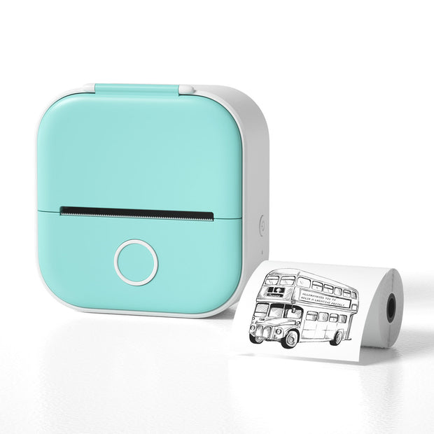 Portable Mini Thermal Label Printer Home Photo Printer