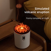 Volcanic Flame Aroma Essential Oil Diffuser USB Portable Jellyfish