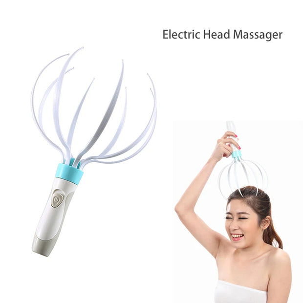 Head Massager Scalp Vibration Massage Eight Claw Electric Household