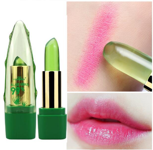 Aloe Vera Gel Color Changing Lipstick Gloss  Moisturizer Anti-drying