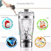 Electric Protein Shake Stirrer USB Shake Bottle Milk Coffee Blender Kettle