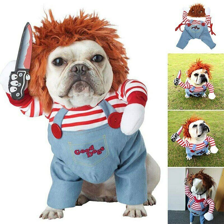 Halloween Pet Costume Pet Dog Funny Clothes Adjustable Dog Cosplay