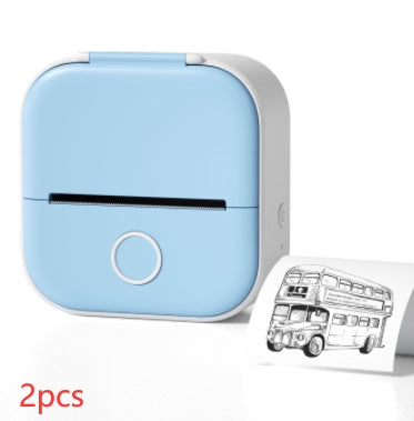 Portable Mini Thermal Label Printer Home Photo Printer