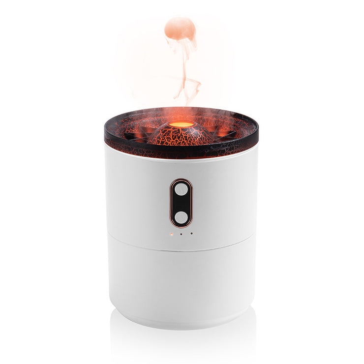 Volcanic Flame Aroma Essential Oil Diffuser USB Portable Jellyfish