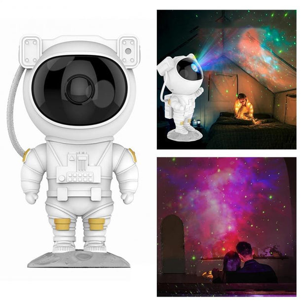 Creative Astronaut Galaxy Starry Sky Projector Nightlight USB Atmospher