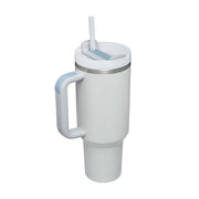 40 Oz Tumbler With Handle Straw Insulated, Stainless Steel Spill