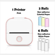 Portable Mini Thermal Label Printer Home Photo Printer