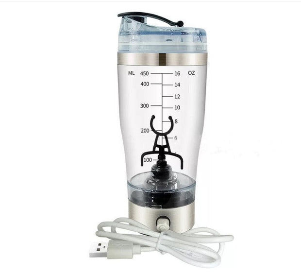 Electric Protein Shake Stirrer USB Shake Bottle Milk Coffee Blender Kettle