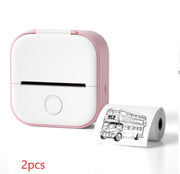 Portable Mini Thermal Label Printer Home Photo Printer