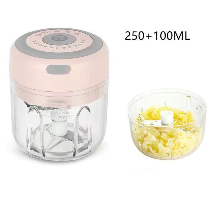 Mini Electric Garlic Chopper USB Charging Ginger Masher Machine