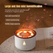 New Creative Ultrasonic Essential Oil Humidifier Volcano Aromatherapy